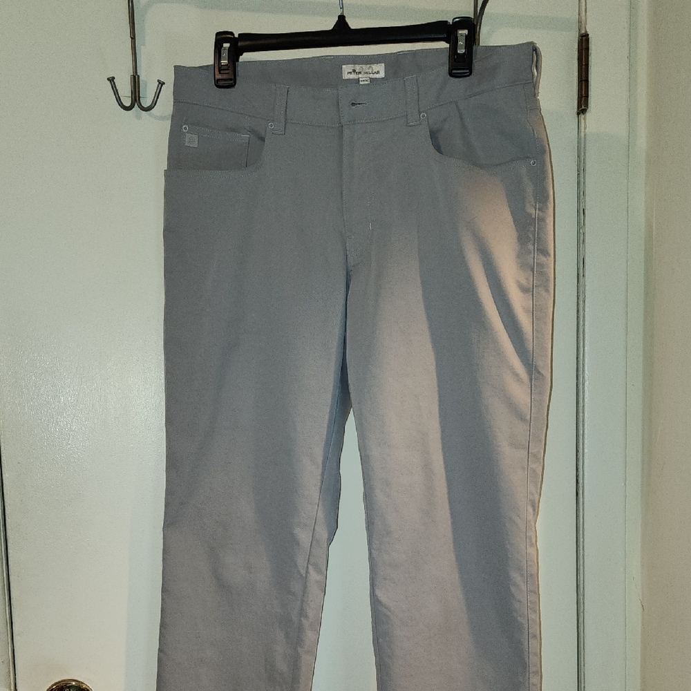 Peter Millar Light Gray Trousers